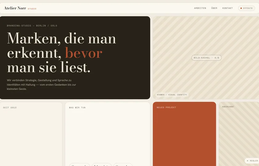 Atelier Norr — Live-Site öffnen